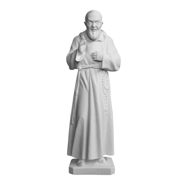 Padre Pio Marble Statue II